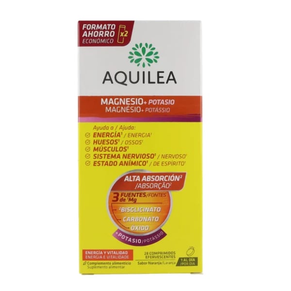 Aquilea Magnesio+Potassio Comp Eferv X 28