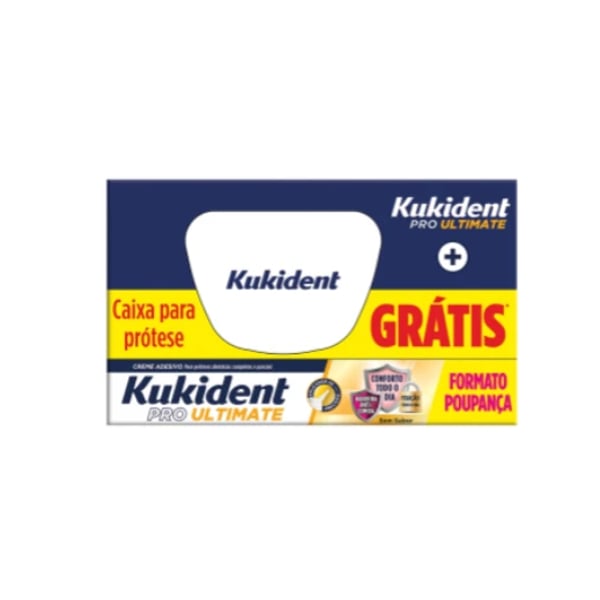 Kukident Pro Ultimat Cr Ad S/Sabor 57g + Caixa