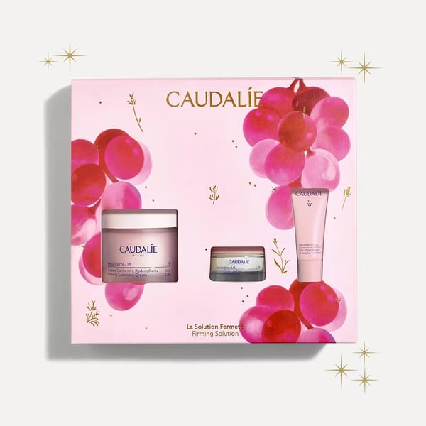 Caudalie Coffret Creme Caxemira 50 ml + Oferta Creme Tisana Noite 15 ml + Oferta Creme Olhos Resveratrol Lift 5 ml