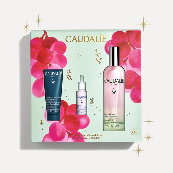 Caudalie Coffret Eau de Beauté 100 ml + Oferta Sérum Vinoperfect 10 ml + Oferta Máscara Detox 15 ml