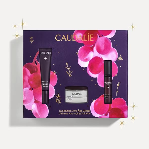 Caudalie Premier Cru Creme Olhos 15 ml + Oferta Sérum 10 ml + Oferta Creme 15 ml