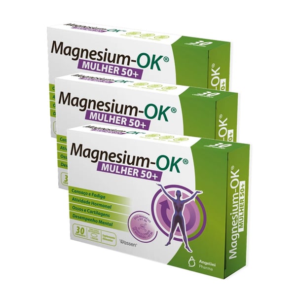 Magnesium-OK Mulher 50+ Comp 30 X 3 Pr Esp