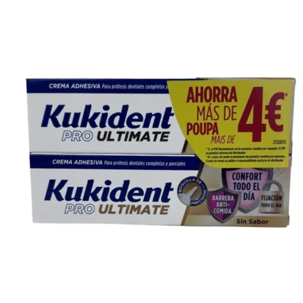 Kukident ProUltimate Cr Ad S/Sab 40X2P Esp