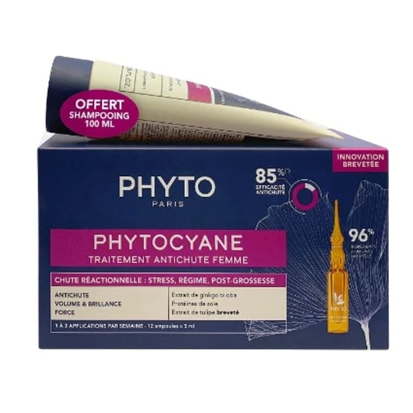 Phytocyane Mulh Antiq Prog 5Ml X12 + Champô