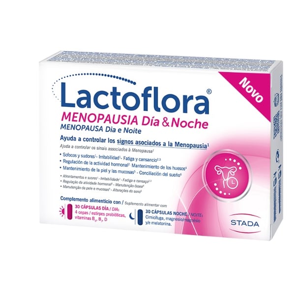 Lactoflora Menopausa Dia/Noit Caps30+30
