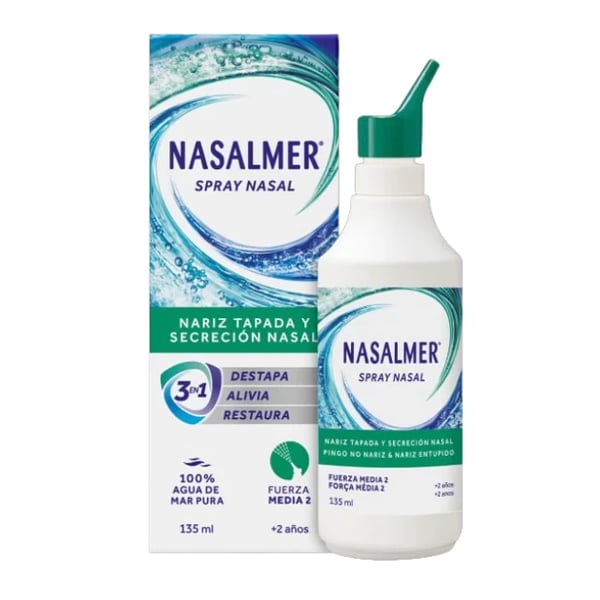 Nasalmer Spray Nasal Força Média 135Ml