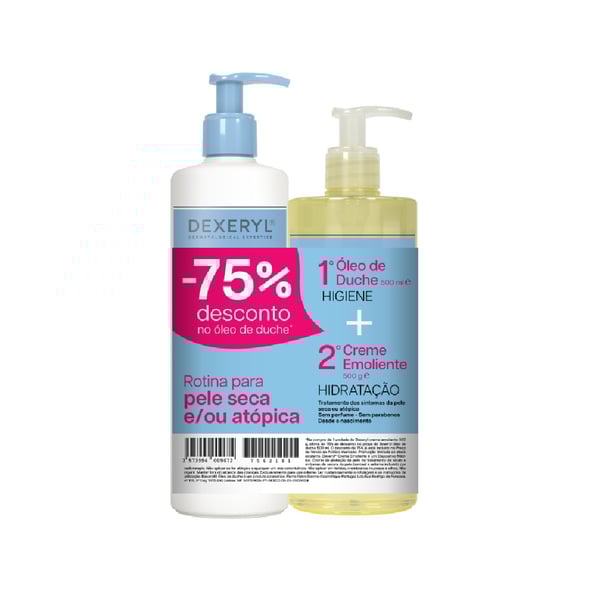 Dexeryl Cr 500G+Ol Duche 500Ml Desc 75%