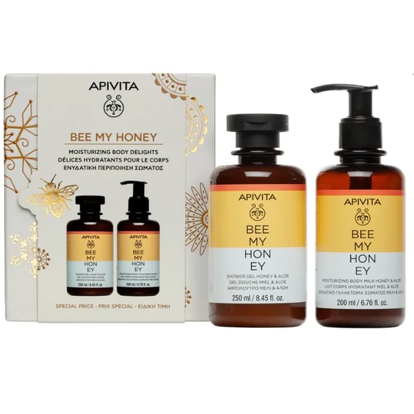 Apivita Bee My Honey Gel Banho 250 ml + Leite Hidratante 200 ml