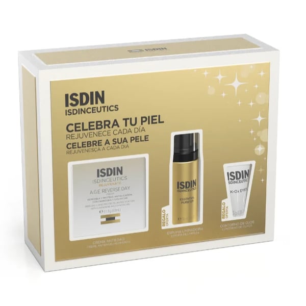 Isdinceutics Coffret Natal 2025 Age Reverse (Creme Dia + Limpeza Ess.Pur + Contorno Olhos K-Ox)