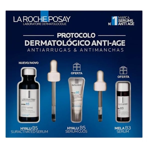 La Roche Posay Hyalu B5 Sérum 30 ml + Oferta Hyalu B5 Sérum olhos 5 ml + Oferta Mela B3 Sérum 10 ml