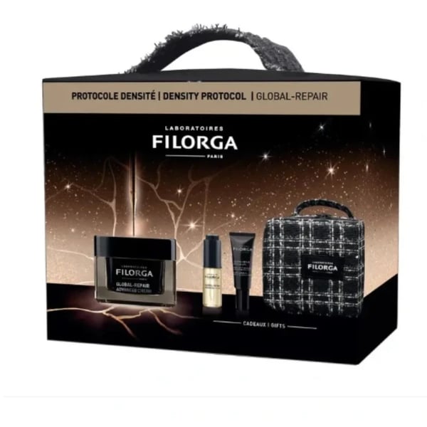 Filorga Coffret Global Repair creme 50 ml + Oferta Global Repair Advanced Elixir 5 ml + Oferta Global Repair Yeux & Levres 4 ml + Oferta Vanity