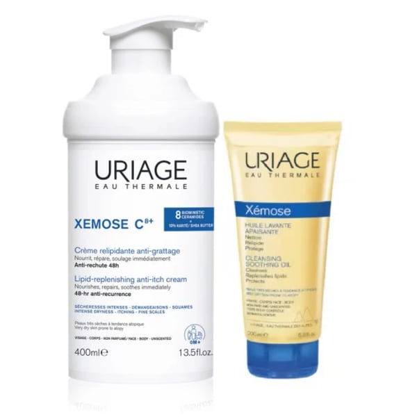 Uriage Xemose C8 Cr elip 400ml + Of Ol Lav200ml
