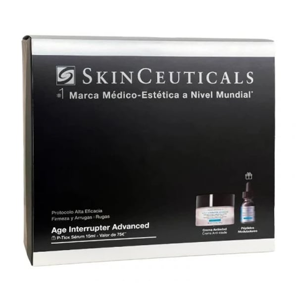 Skinceuticals Coffret Firmeza & Rugas Age Interrupter Creme 48 ml + Oferta P-Tiox Sérum 15 ml