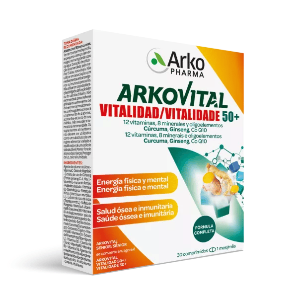 Arkovital Vitalidade 50+ 30 comprimidos