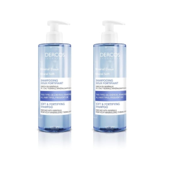 Dercos Mineral Ch Suav 400Ml Duo