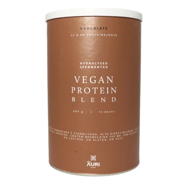 AuriFoods Vegan Protein Blend Choc Po 495gr