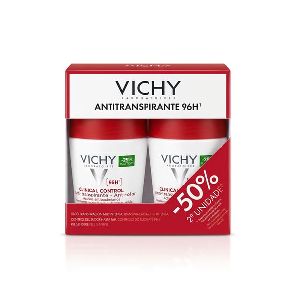 Vichy Deo Clinical Control 96H Roll On M50X2-50%2U