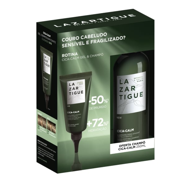 Lazartigue Cica-Calm Gel 75Ml+OfCh250Ml