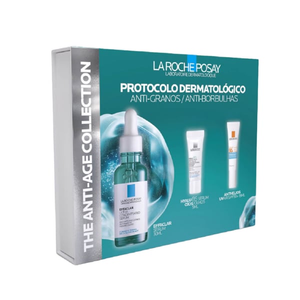 La Roche Posay Coffret Effaclar Sérum Ultra concentrado 30 ml + Oferta Hyalu B5 Sérum olhos 5 ml + Oferta Anthelios SPF 50+ 15 ml