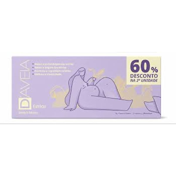 D' Aveia Creme Estrias 200 ml X2 Desconto 60% 2 unidades