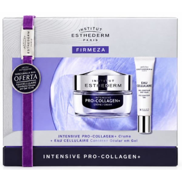 Esthederm Coffret Intensive Pro-Collagen+ Creme 50 ml + Oferta Eau Cellulaire Gel contorno Olhos 15 ml