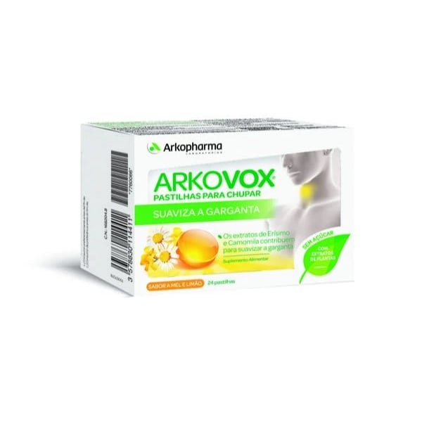 Arkovox Mel-Limão 24 Pastilhas