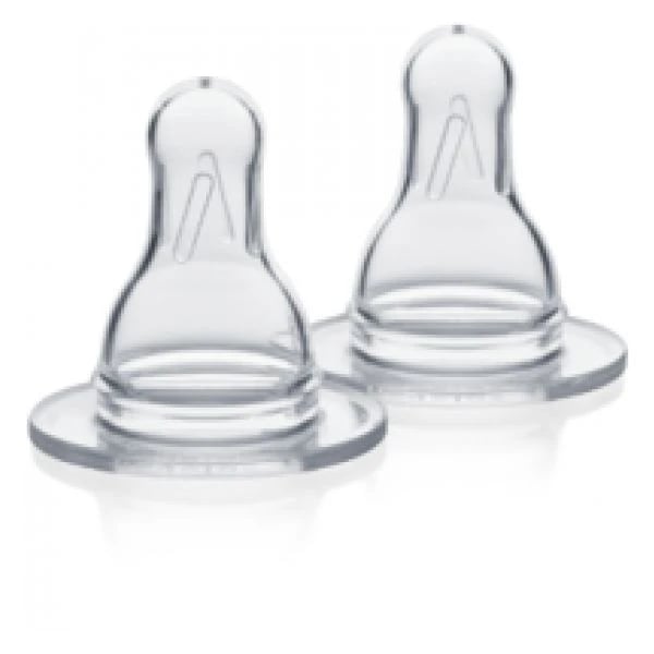 Medela Tet Silic Fluxo Lento X 2
