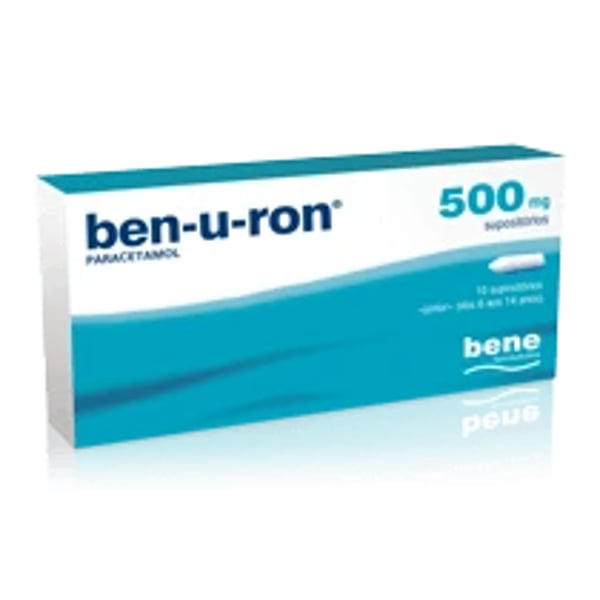 Ben-U-Ron, 500 mg x 10 Supositórios