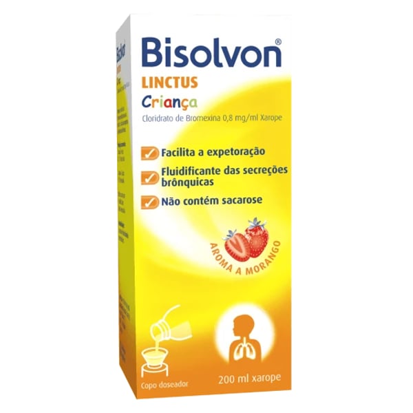 Bisolvon Linctus Criança 0,8 mg/ml Xarope 200 ml