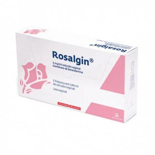 Rosalgin 1 mg/ml Frasco 140 ml Solução Vaginal x 5