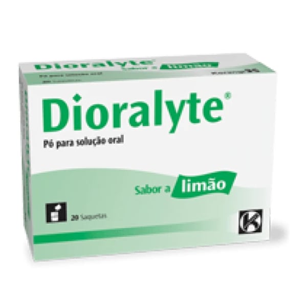 Dioralyte (Sabor Limão) x 20  Saquetas Pó Solução Oral