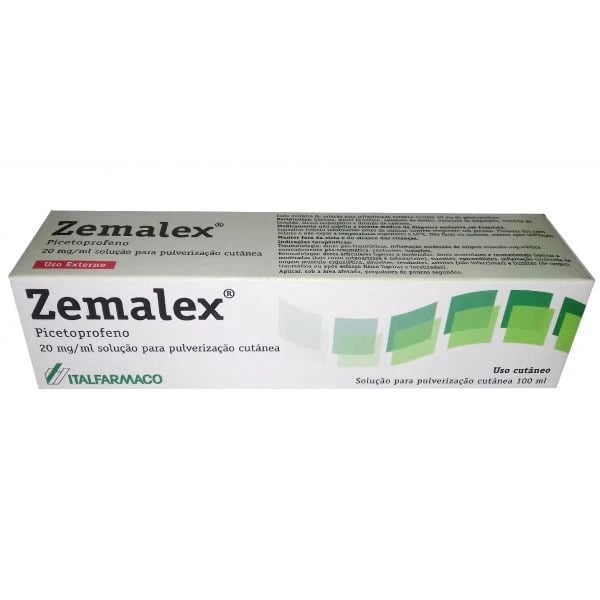 Zemalex 40 mg/g Solução Pulverização Cutânea 50 g