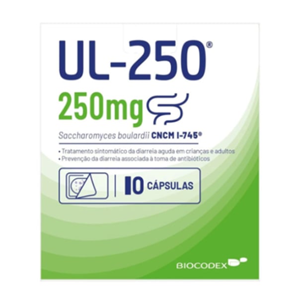 UL-250 , 250 mg Blister 10 cápsulas