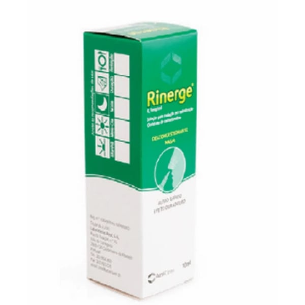 Rinerge 0,5 mg/ml Solução Pulverização Nasal 10 ml