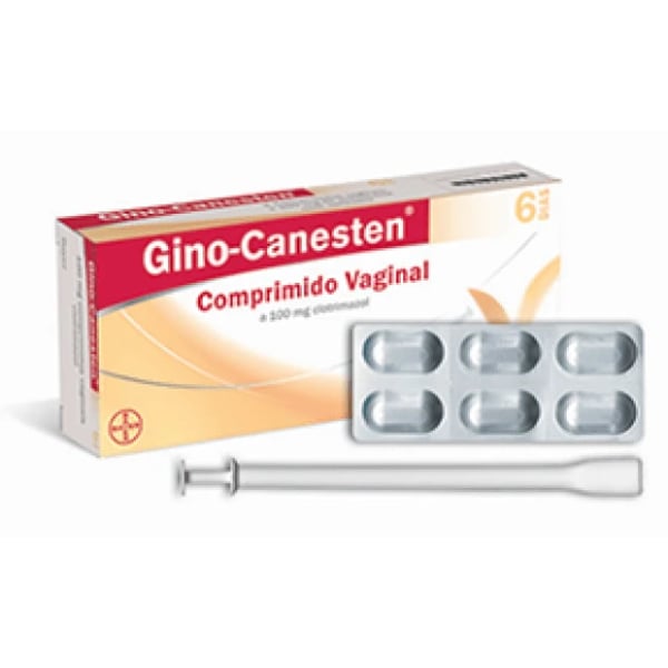 Gino-Canesten 100 mg x 6 Comprimidos Vaginais