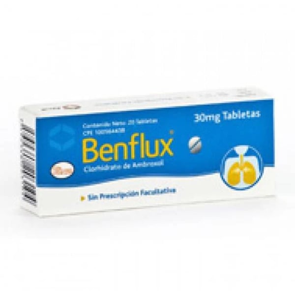 Benflux, 30 mg x 20 comprimidos