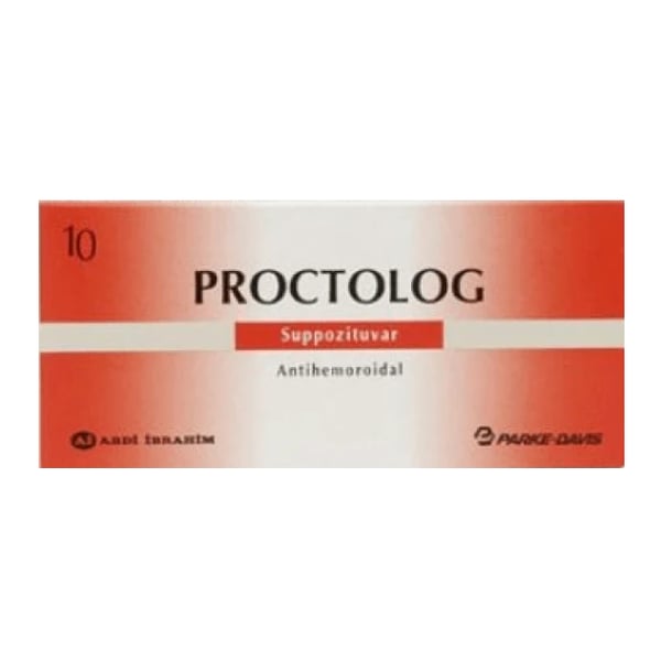 Proctolog 10/120 mg x 10 Supositórios