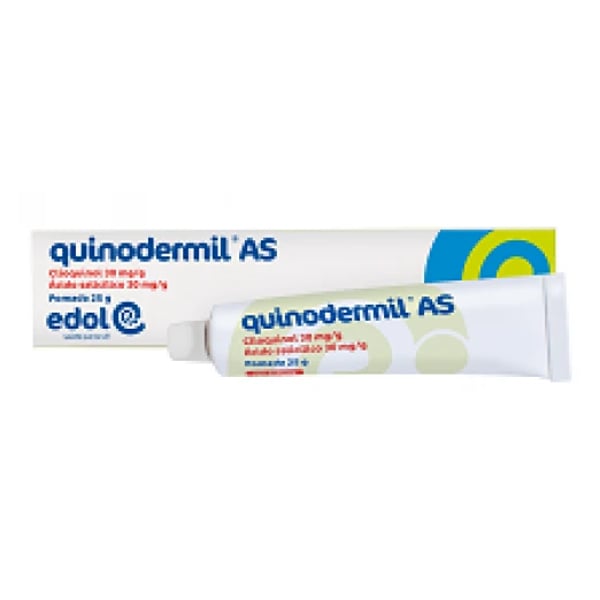 Quinodermil AS, 30/30 mg/g-25 g x 1 pda