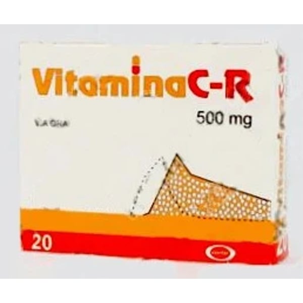 Vitaminac Retard 500 mg x 20 Cápsulas Libertação Prolongada