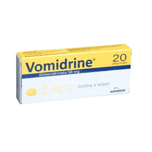 Vomidrine 50 mg x 20 Comprimidos