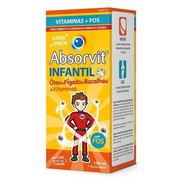 Absorvit Infantil Óleo Fígado Bacalhau Emulsão 150 ml